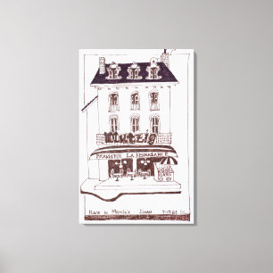 Toile Brasserie La Renaissance   Place du Marché, Dinan