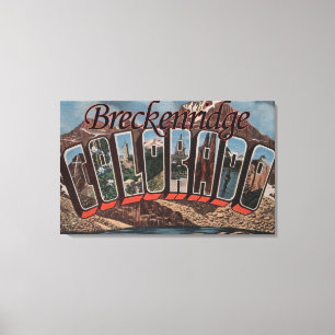 Toile Breckenridge, le Colorado - grandes scènes de