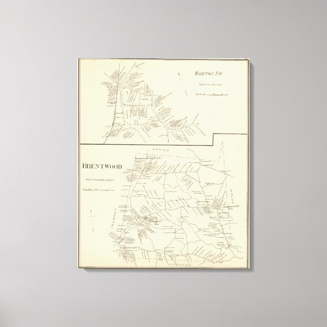 Toile Brentwood, Hampton PO (Recto)