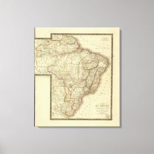 Toile Brésil, Amérique du Sud 2 (Recto)