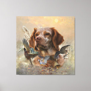 Toile Bretagne française, Art de chasse aux oiseaux
