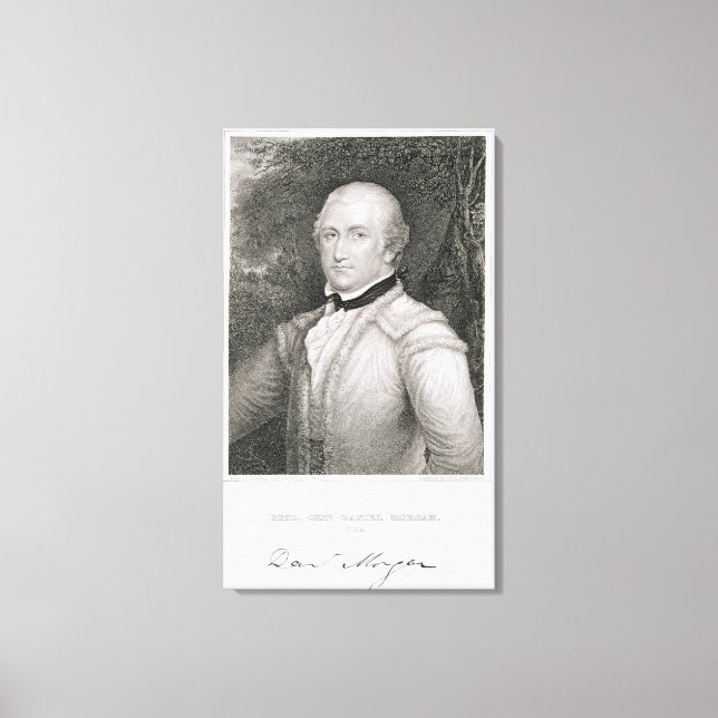 Toile Brigadier-général Daniel Morgan (1736-1802) engrav (Recto)