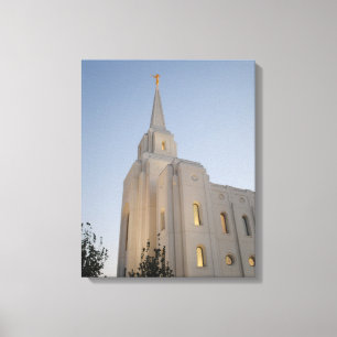 Toile Brigham City Utah Temple #2 LDS Wall Art Canvas