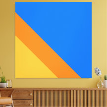 Bright Fun les années 70 Blue Orange Yellow Racing
