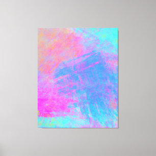 Toile Bright Multicolor Splashes