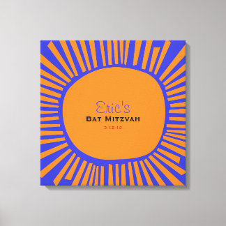 Toile BRILLANT SOLEIL MITZVAH Bat Bar Mitzvah Connexion
