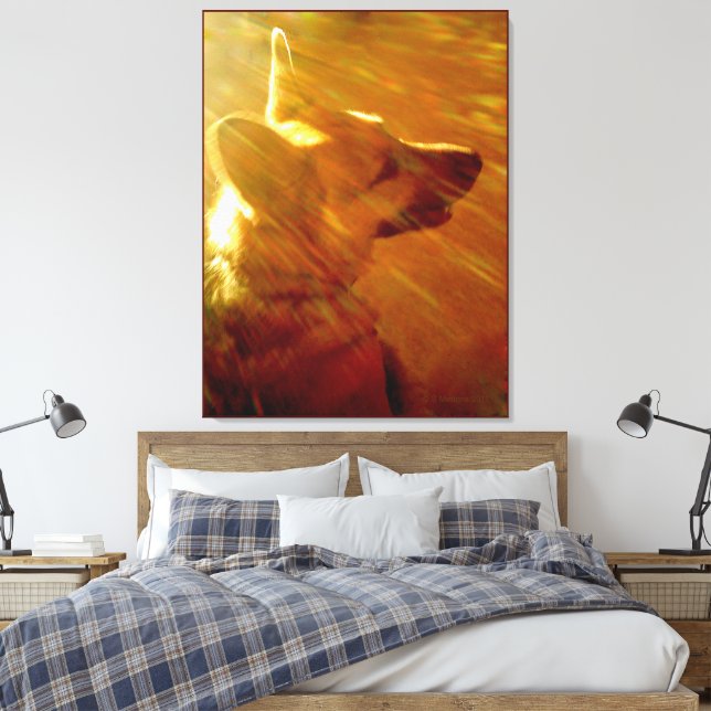 Toile Brille sur moi Berger allemand #2 (Insitu(Chambre))