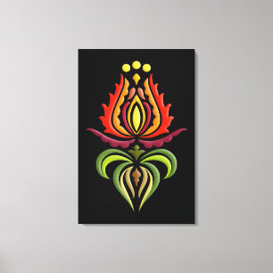 Toile Broderie Fancy Mantle - Art folklorique hongrois