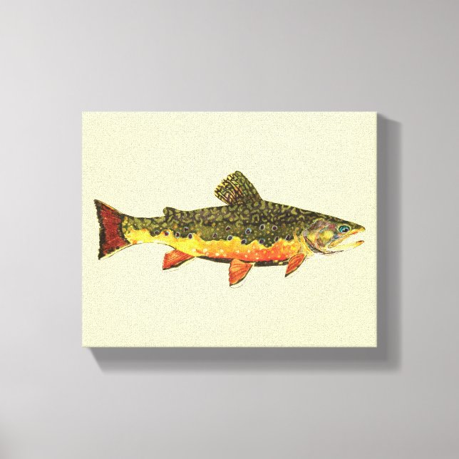 Toile Brook Trout (Recto)
