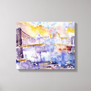 Toile Brooklyn Bridge (New York City Landscape)