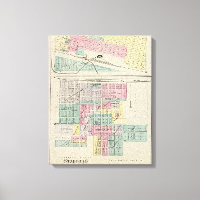 Toile Brookville, Comté de Saline, Stafford, Kansas (Recto)