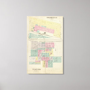 Toile Brookville, le comté de Saline, Stafford, le