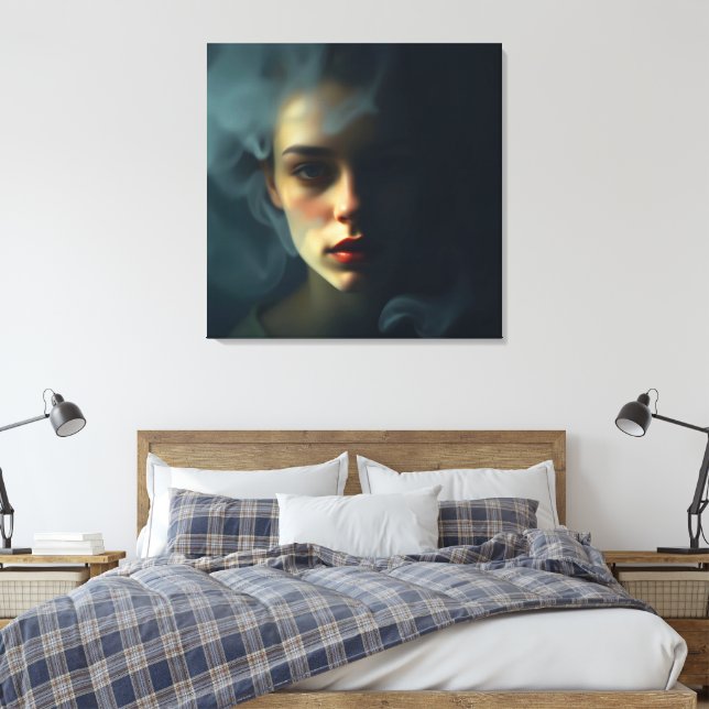 Toile « Brouillard de Mélinœ » – Un portrait spectral (Insitu(Chambre))