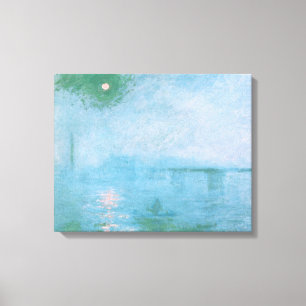 Toile Brouillard sur la Tamise (par Claude Monet) Imprim