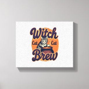 Toile Brow Chat Sorcière