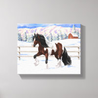 Brown Bay Gypsy Vanner Draft Horse