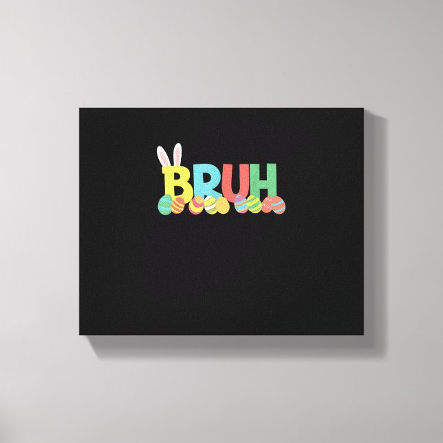 Toile Bruh Bunny Pâques mème mignon Pour Enfants _11 (Recto)