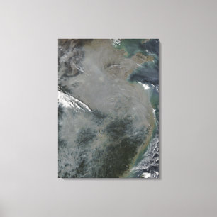 Toile Brume au-dessus de la Chine orientale
