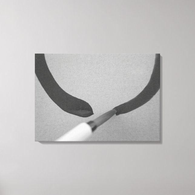 Toile Brush calligraphie Zen Enso (Recto)