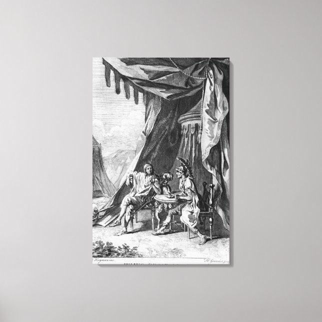 Toile Brutus et Cassius dans la tente de Brutus (Recto)