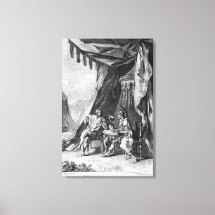 Toile Brutus et Cassius dans la tente du Brutus