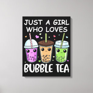Toile Bubble Tea Cadeaux Filles Kawaii Bubble Tea