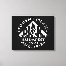 Toile Budapest, Île étudiante, Diak Sziget, Poster de ro