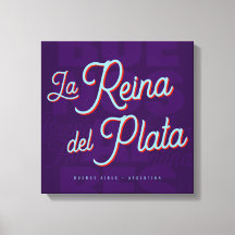 Buenos Aires "La Reina del Plata" typographie art