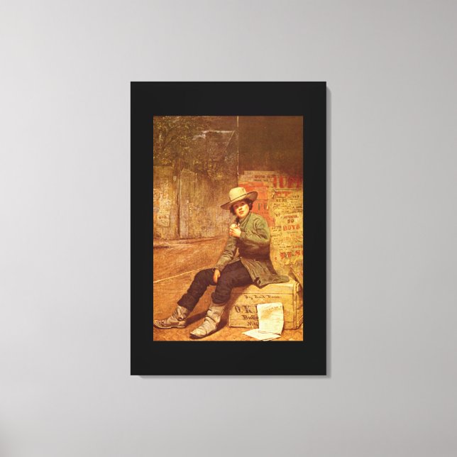 Toile Buffalo Newsboy', Thomas_Art of America (Recto)