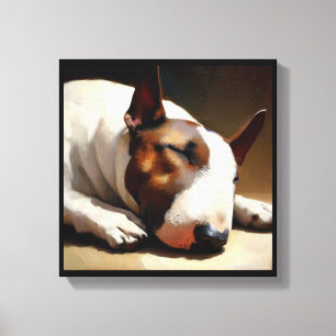Toile Bull Terrier Dog