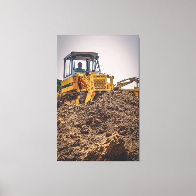 Toile bulldozer international 100B (Recto)
