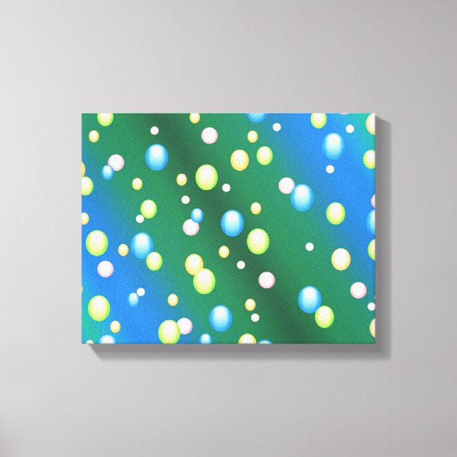 Toile Bulles de pluie (Recto)