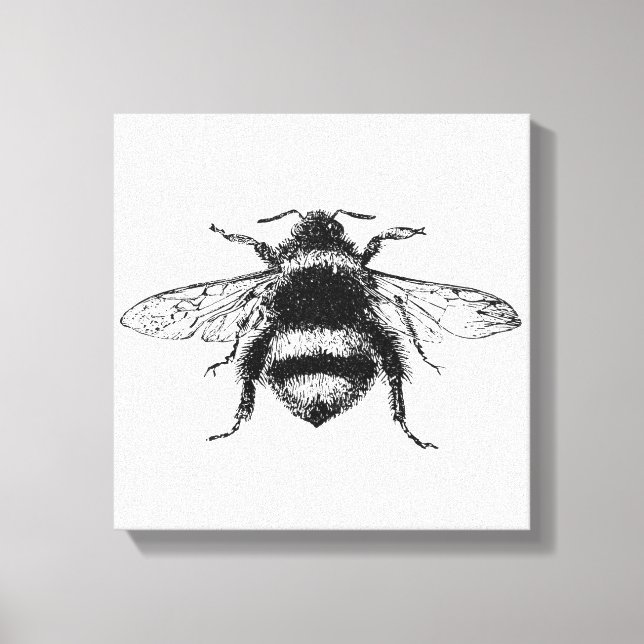 Toile Bumble Bee Canvas Imprimer (Recto)