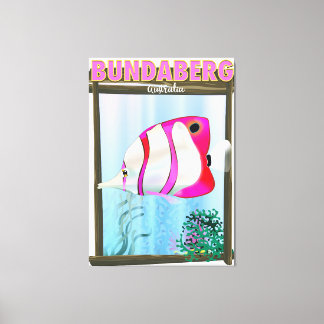 Toile Bundaberg Australie affiche de voyage