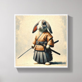 Toile Bunny Samurai