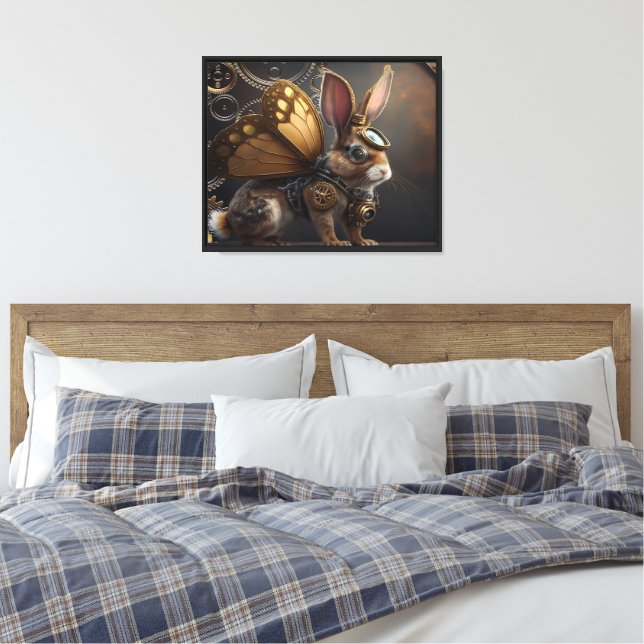 Toile Bunny Steampunk (Insitu(Chambre))