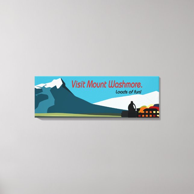 Toile Bureau de blanchisserie - Voyage Imprimer (Recto)