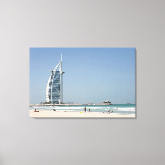 Toile Burj Al Arab depuis Sunset Beach, Dubaï (Recto)
