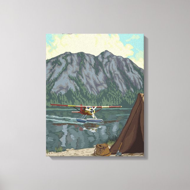 Toile Bush Plane & Fishing - Glacier National Park, MT (Recto)