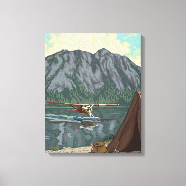 Toile Bush Plane FishingNouveau-Mexique (Recto)