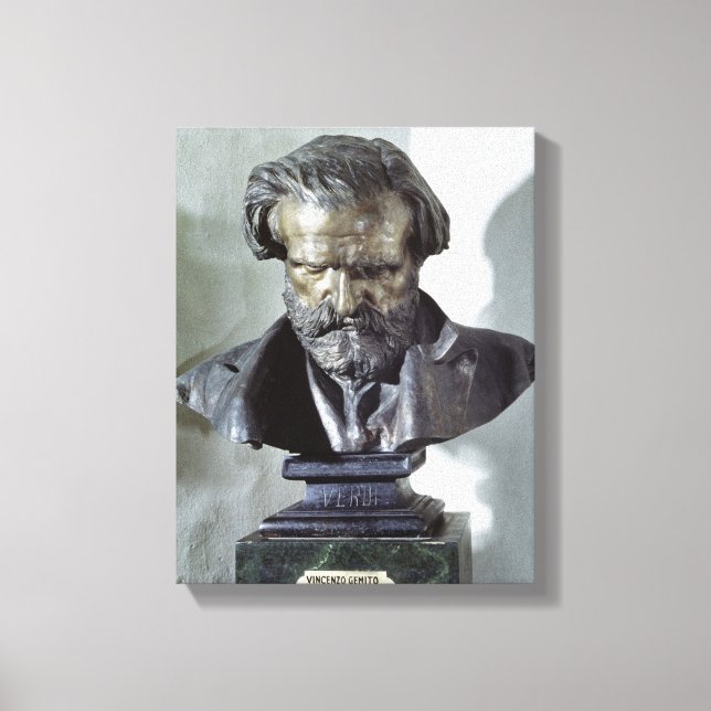 Toile Buste de Giuseppe Verdi (Recto)