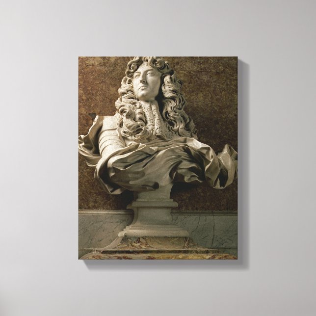 Toile Buste de portrait de Louis XIV (1638-1715), 1665,  (Recto)