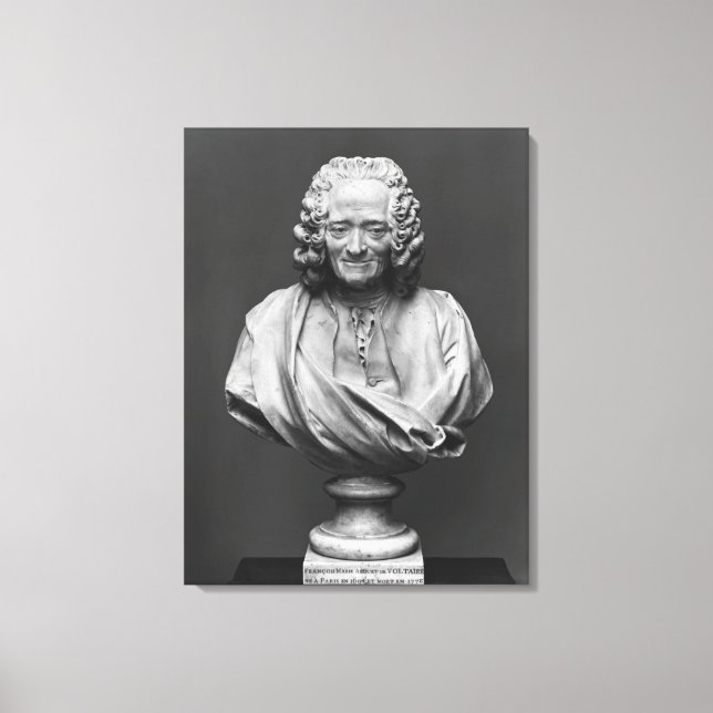 Toile Buste de Voltaire (Recto)