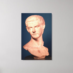 Toile Buste d'empereur Caligula de la Thrace, ANNONCE