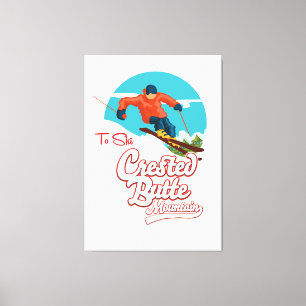 Toile Butte au repos pour skier