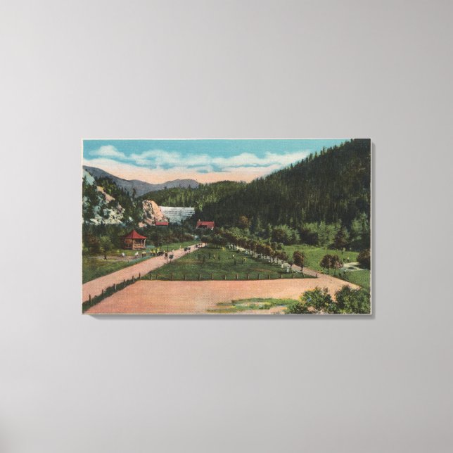 Toile Butte, MT - Vue du parc de réserve de Basin Creek (Recto)