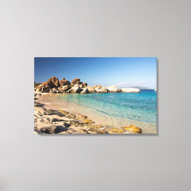 Toile BVI, Virgin Gorda, Le Parc National Des Bains (Recto)