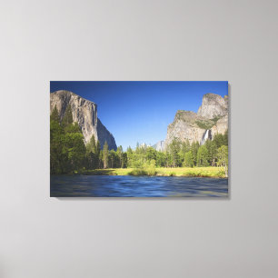 Toile CA, Parc national de Yosemite, vue de la vallée av