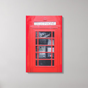 Toile Cabine téléphonique rouge de Londres