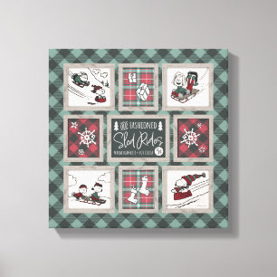 Toile cacahuètes Ancien Motif de traîneau